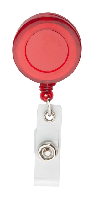 Porte badge avec bouton pression et cordelette personnalisable