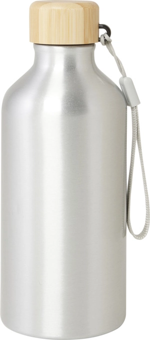 Bouteille d'eau en aluminium recyclé certifié RCS - 500 ml personnalisable