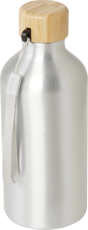 Bouteille d'eau en aluminium recyclé certifié RCS - 500 ml personnalisable