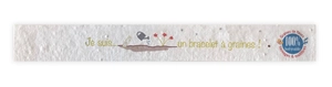 Bracelet en papier de graines 100% biodégradable personnalisable