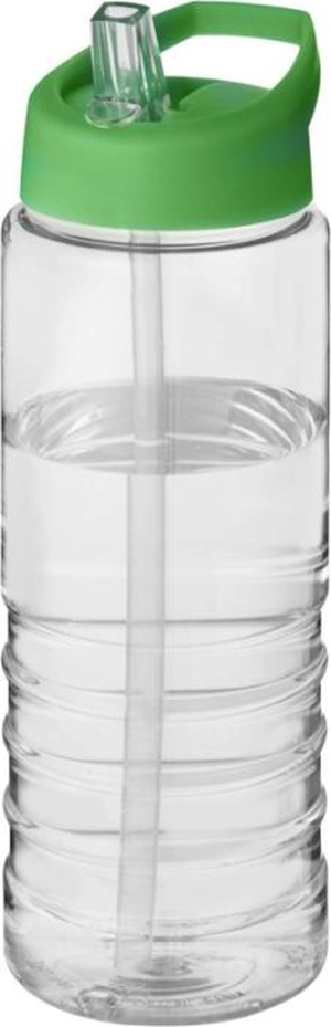 Bouteille de sport H2O 750 ml avec couvercle bec verseur personnalisable