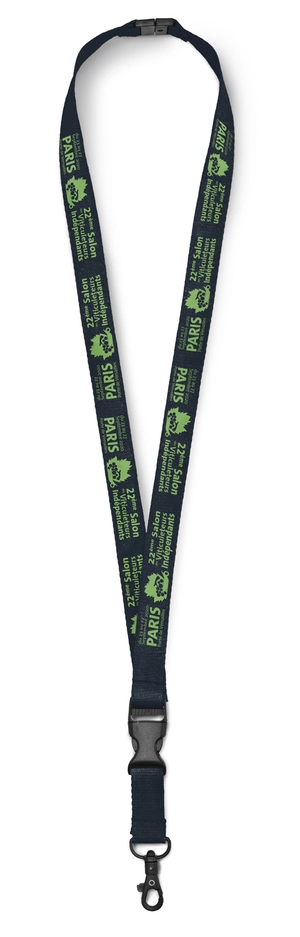 Lanyard en bambou sérigraphie personnalisable