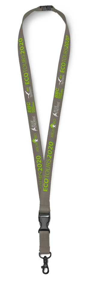 Lanyard en bambou sérigraphie personnalisable