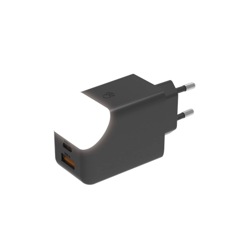 image du produit Adaptateur secteur double ports USB type C et A XOOPAR - charge rapide 65W