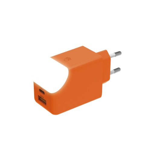 image du produit Adaptateur secteur double ports USB type C et A XOOPAR - charge rapide 65W