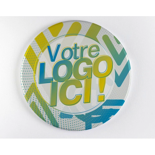 image du produit Badge Miroir de Poche - Diamètre 88 mm - Made in France