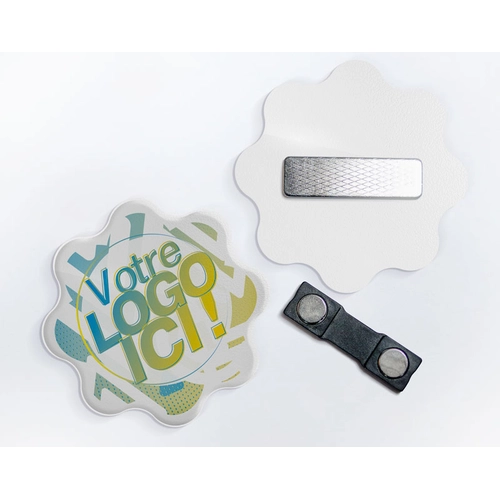 image du produit Badge Textile 100% personnalisable avec forme sur-mesure