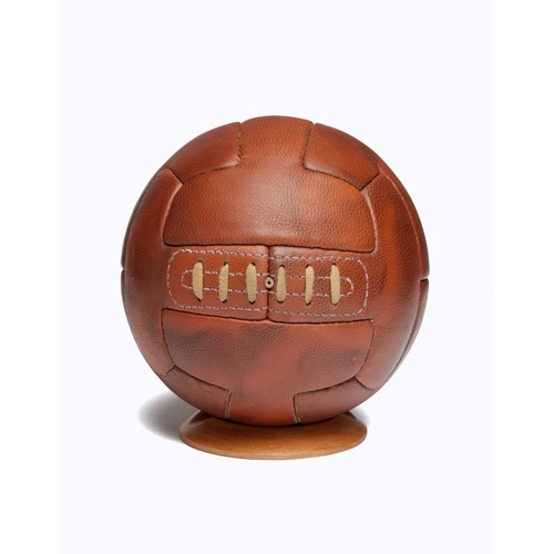 image du produit Ballon de Foot en cuir véritable Taille 5 - Ballon de Foot rétro