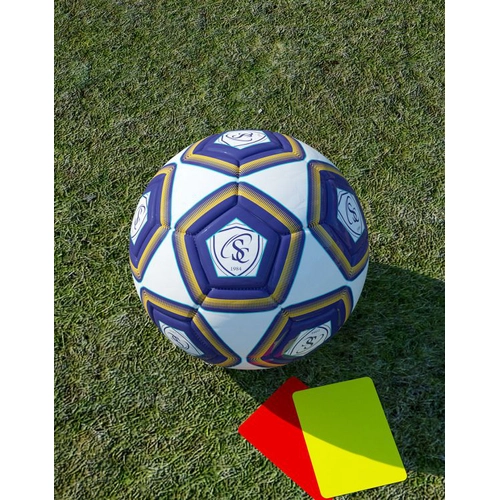 image du produit Ballon de Foot PREMIUM Taille 5 officielle - Ballon cousu machine