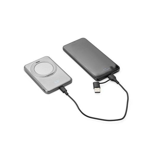 image du produit Batterie nomade magnétique de 5 000 mAh avec chargeur sans fil ultrarapide de 15 W