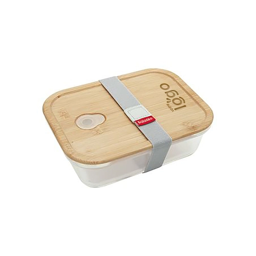 image du produit Bento en verre résistant et bambou 800 ml - lunchbox Eco