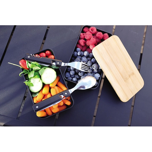 image du produit Bento NAGANO bambou 1300 ml - lunchbox 2 compartiments