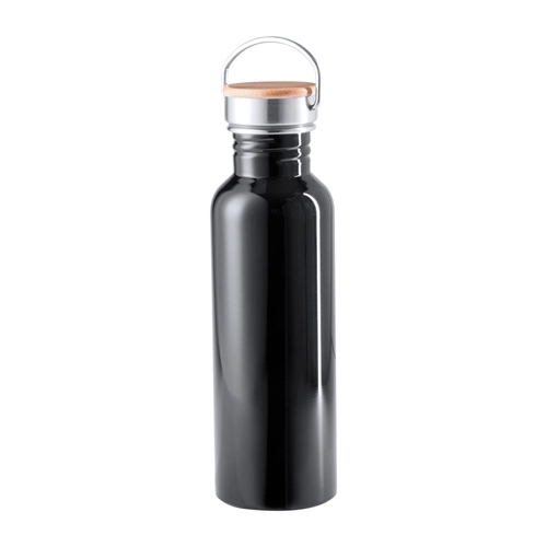 image du produit Bidon en acier inoxydable avec bouchon bambou TULMAN 750 ML