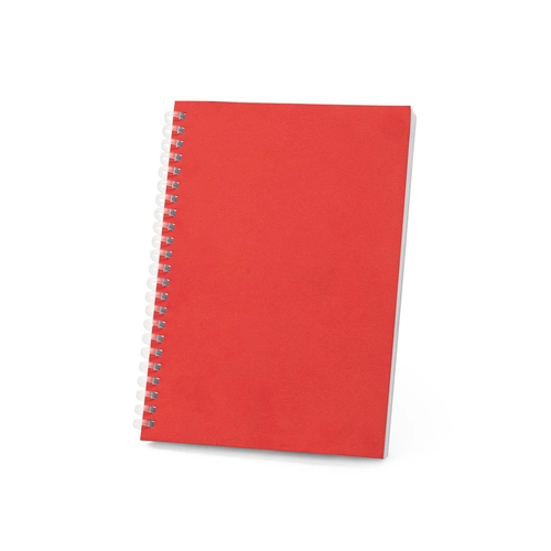 image du produit Bloc-notes A5 avec couverture souple, fabriqué à partir de papier 100 % recyclé