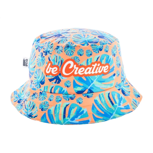 image du produit Bob personnalisé en RPET avec impression en sublimation sur toute la surface