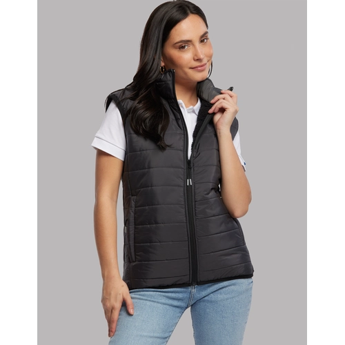 image du produit Bodywarmer Femme à doublure Sherpa - Doudoune sans manches 