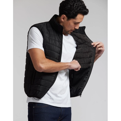 image du produit Bodywarmer Homme à doublure Sherpa - Doudoune sans manches 