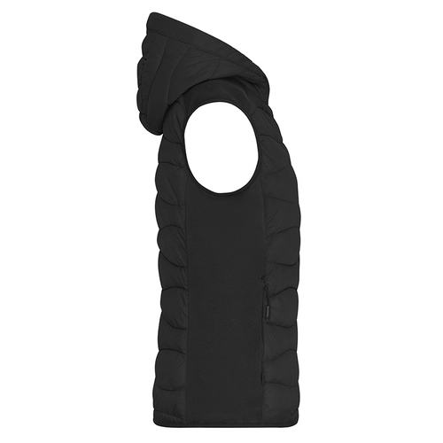 image du produit Bodywarmer matelassé Femme avec capuche - fermeture YKK