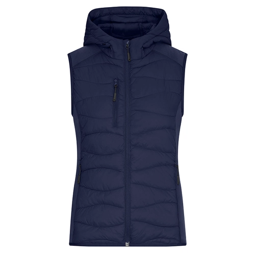 image du produit Bodywarmer matelassé Femme avec capuche - fermeture YKK