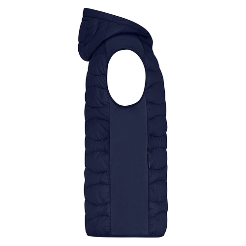 image du produit Bodywarmer matelassé Homme avec capuche - fermeture YKK