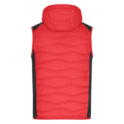 image du produit Bodywarmer matelassé Homme avec capuche - fermeture YKK