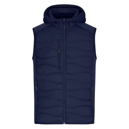 image du produit Bodywarmer matelassé Homme avec capuche - fermeture YKK