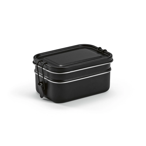 image du produit Boîte à déjeuner deux compartiments 1240 ml - Lunchbox avec fermeture boucles latérales