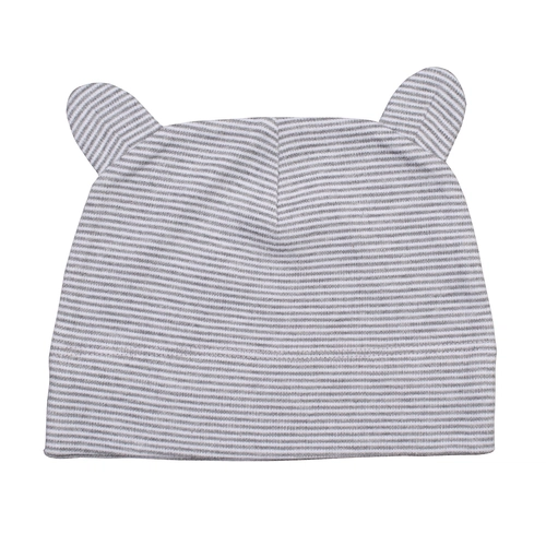 image du produit Bonnet bébé fines rayures 100% coton Bio