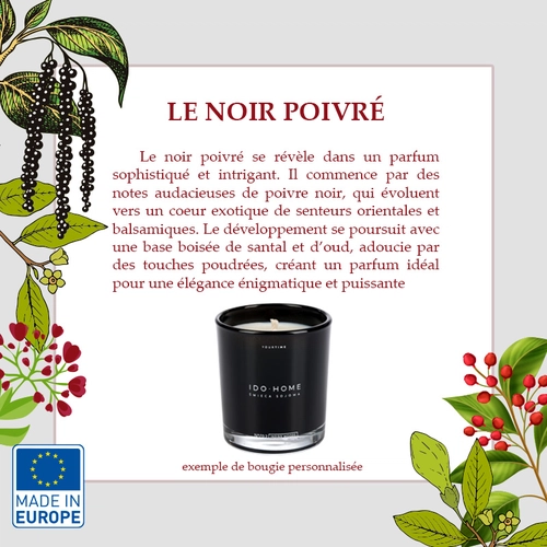 image du produit Bougie parfumée made in Europe 7,8 cm - 20h de combustion