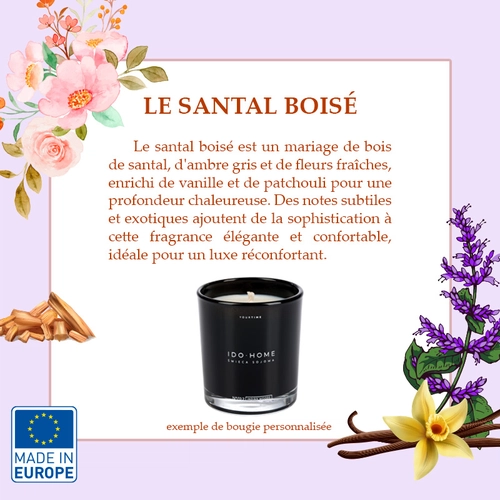 image du produit Bougie parfumée made in Europe 7,8 cm - 20h de combustion