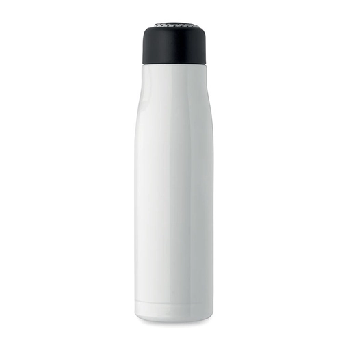 image du produit Bouteille à double paroi en acier inoxydable recyclé avec poignée 500ml