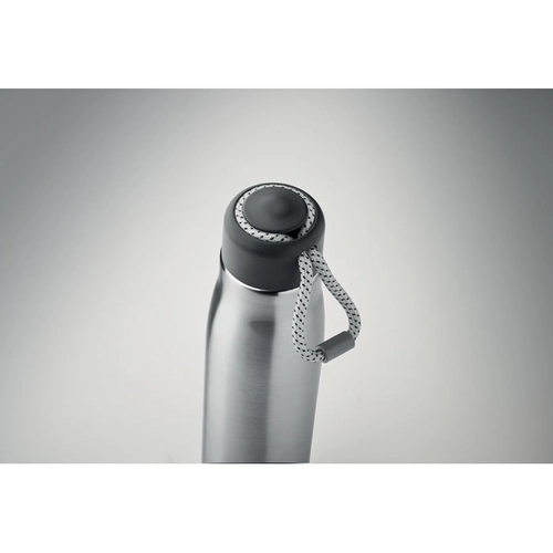 image du produit Bouteille à double paroi en acier inoxydable recyclé avec poignée 500ml