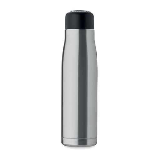 image du produit Bouteille à double paroi en acier inoxydable recyclé avec poignée 500ml