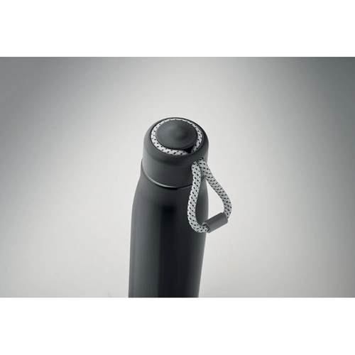 image du produit Bouteille à double paroi en acier inoxydable recyclé avec poignée 500ml