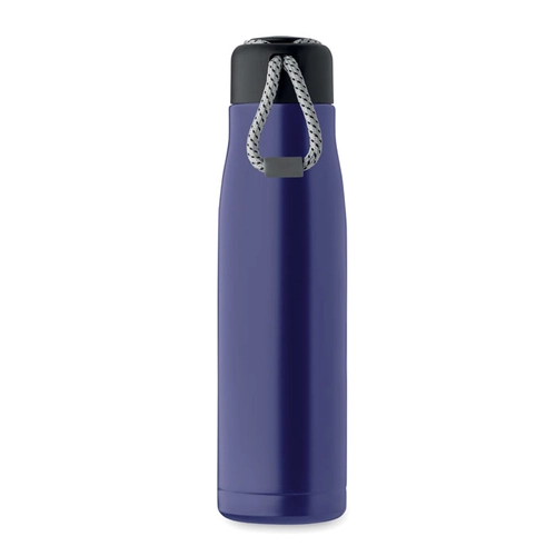 image du produit Bouteille à double paroi en acier inoxydable recyclé avec poignée 500ml