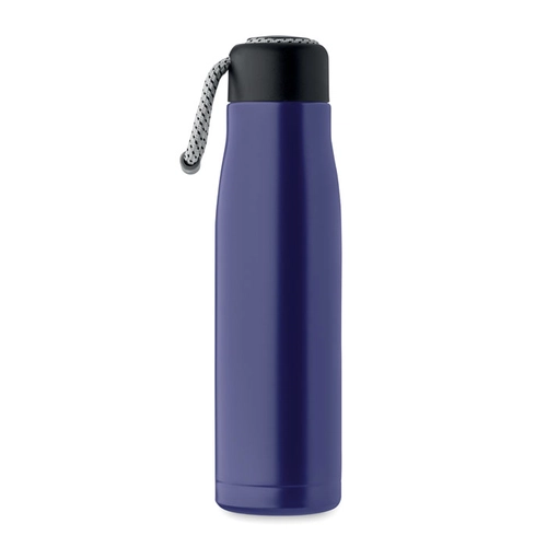 image du produit Bouteille à double paroi en acier inoxydable recyclé avec poignée 500ml