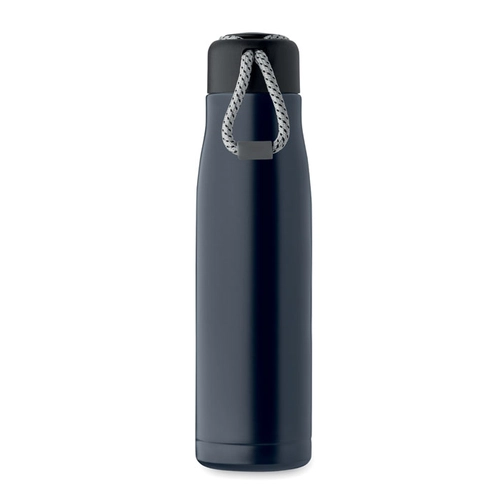 image du produit Bouteille à double paroi en acier inoxydable recyclé avec poignée 500ml