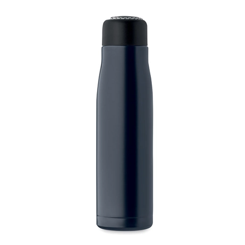 image du produit Bouteille à double paroi en acier inoxydable recyclé avec poignée 500ml