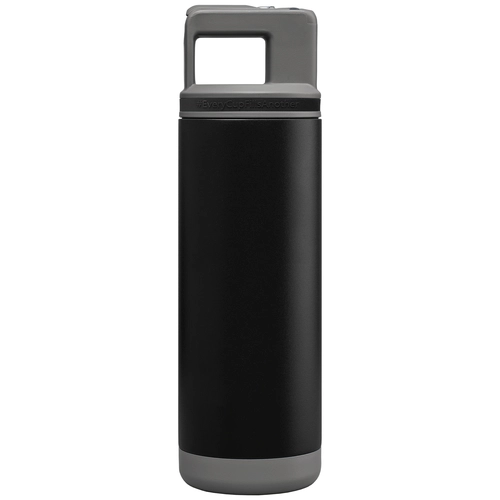 image du produit Bouteille acier inoxydable, paille amovible - 590 ml