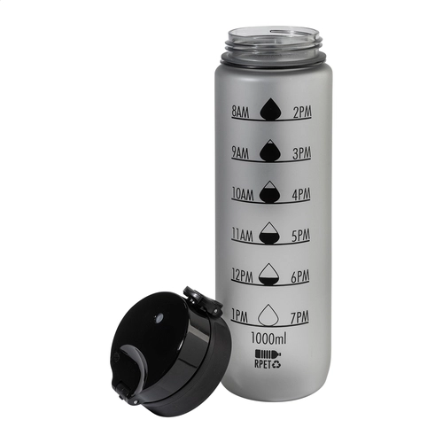 image du produit Bouteille avec graduation en RPET - 1 litre