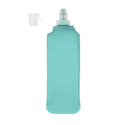image du produit Bouteille d'eau pliable en TPU avec valve à pincer