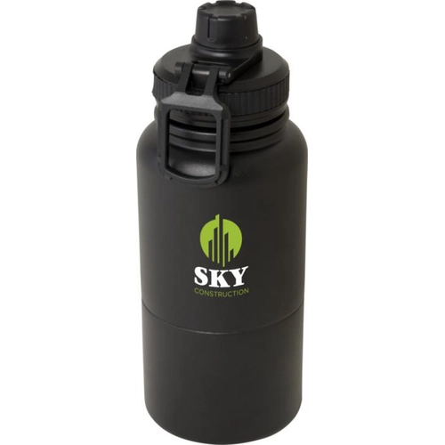 image du produit Bouteille de sport de 840 ml avec isolation en acier inoxydable certifiée RCS