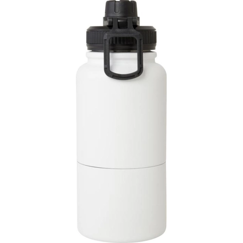 image du produit Bouteille de sport de 840 ml avec isolation en acier inoxydable certifiée RCS