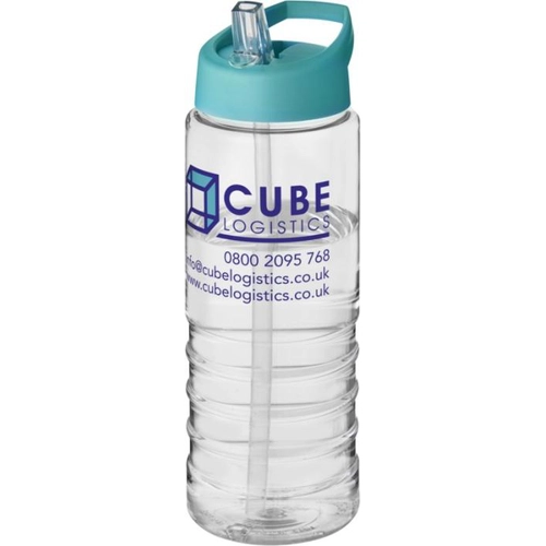 image du produit Bouteille de sport H2O 750 ml avec couvercle bec verseur