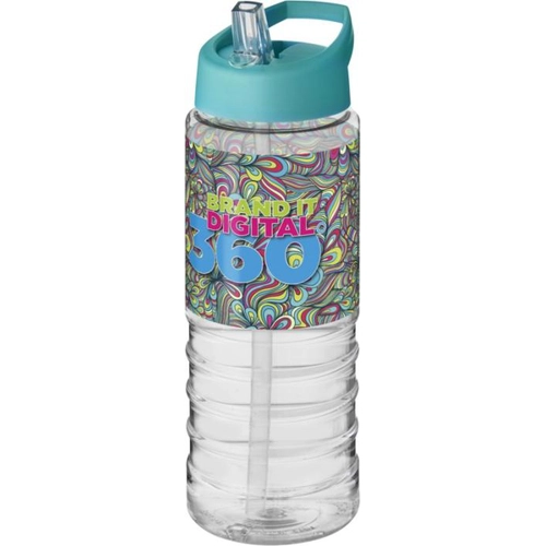 image du produit Bouteille de sport H2O 750 ml avec couvercle bec verseur