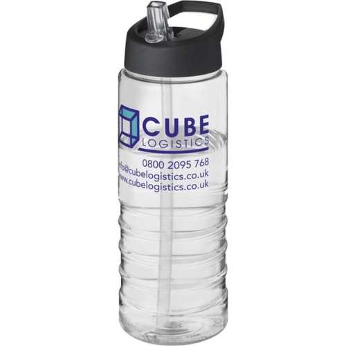 image du produit Bouteille de sport H2O 750 ml avec couvercle bec verseur