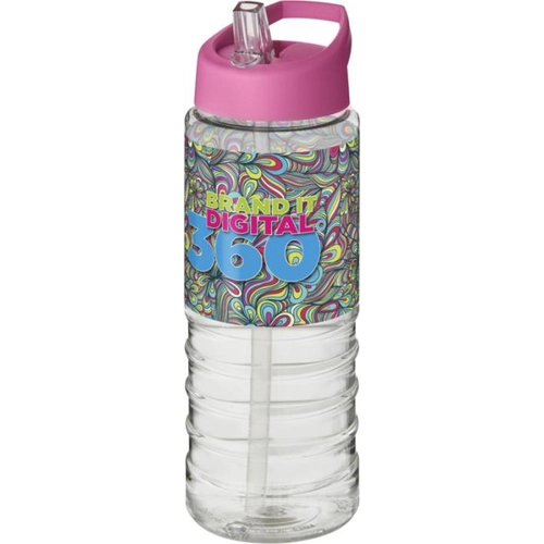 image du produit Bouteille de sport H2O 750 ml avec couvercle bec verseur