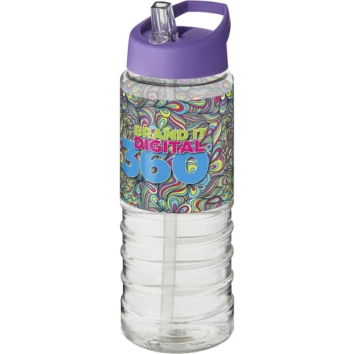 image du produit Bouteille de sport H2O 750 ml avec couvercle bec verseur