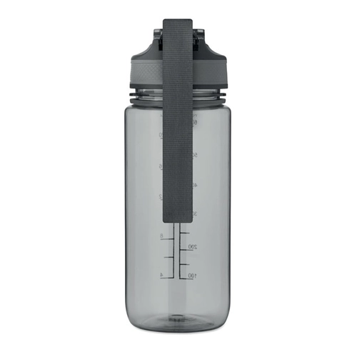 image du produit Bouteille de sport motivante en RPET avec paille intégrée