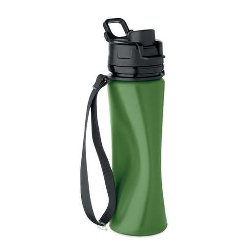 image du produit Bouteille de sport pliable en silicone avec couvercle en PP